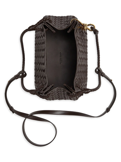 Bottega Veneta Medium Parachute Intrecciato Leather Shoulder Bag