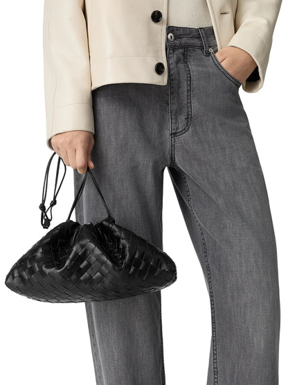 Bottega Veneta Soiree Intrecciato Leather Chain Shoulder Bag