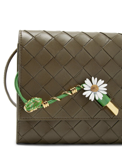 Bottega Veneta Daisy Intrecciato Leather Pouch