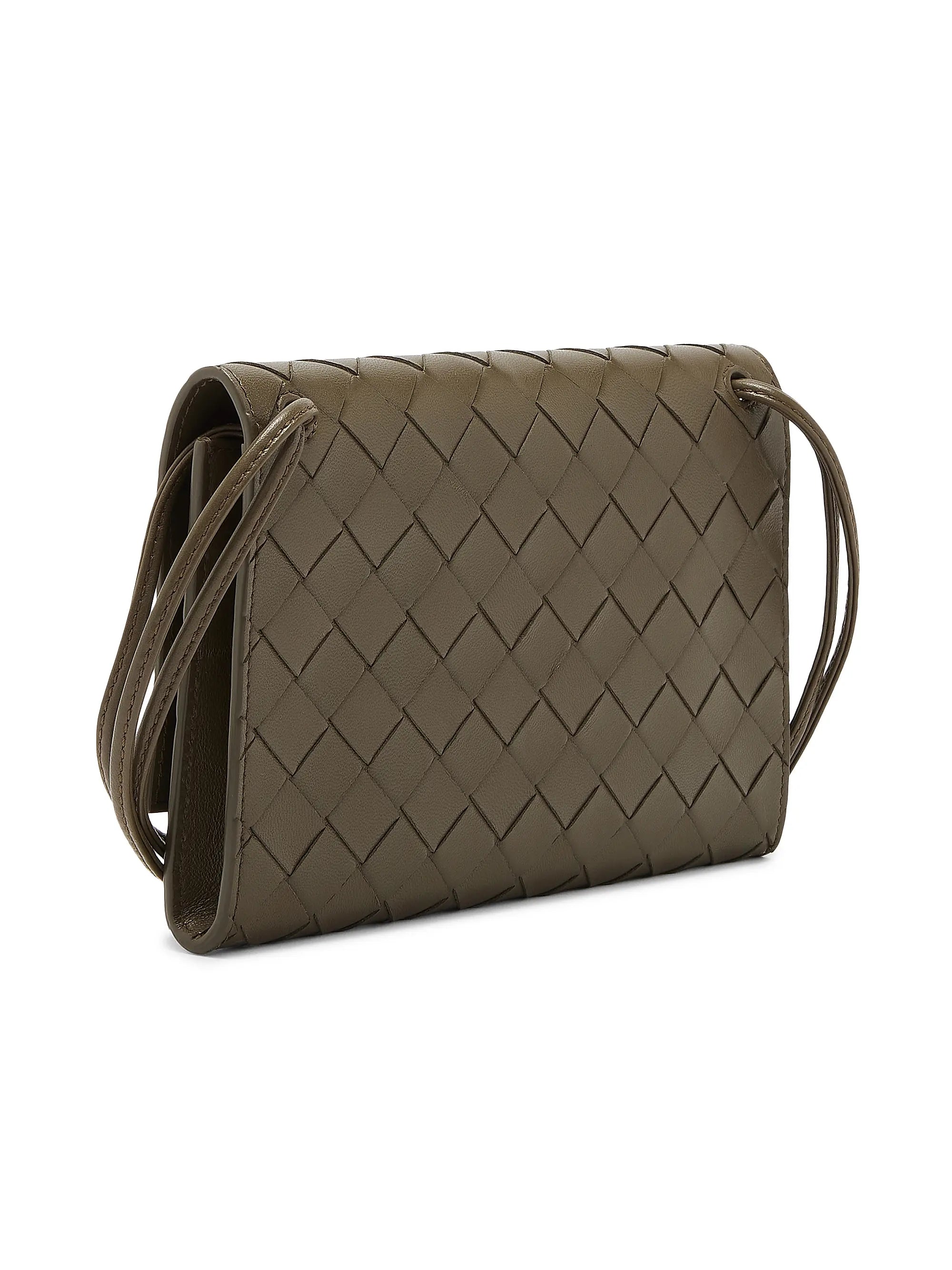 Bottega Veneta Daisy Intrecciato Leather Pouch