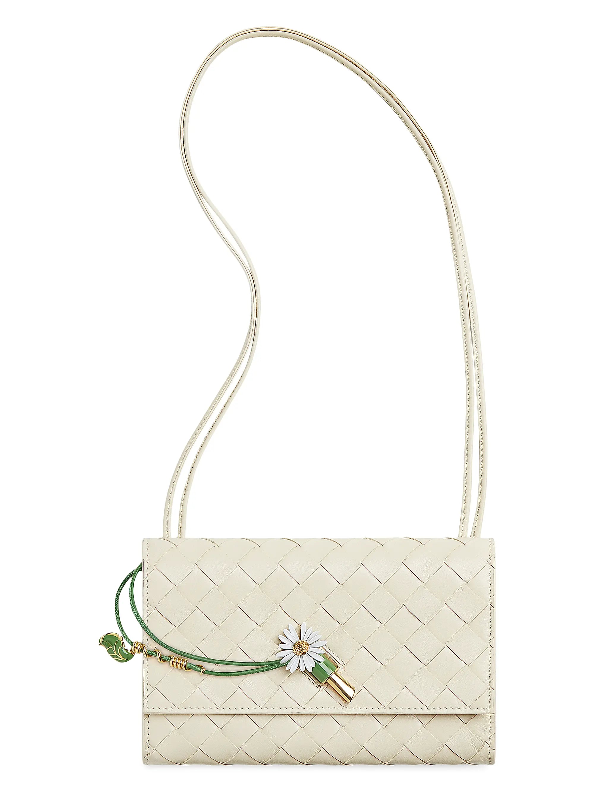 Bottega Veneta Daisy Intrecciato Leather Pouch
