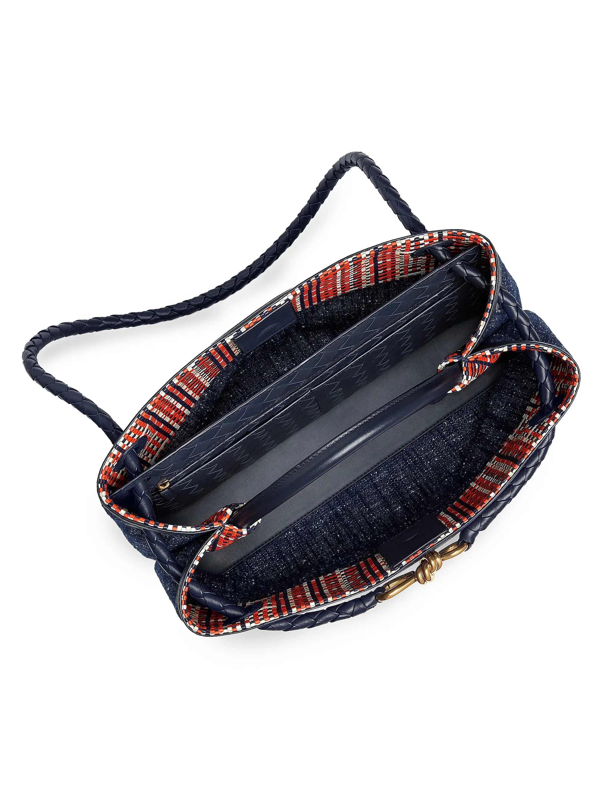 Bottega Veneta Medium Andiamo Denim Tote Bag