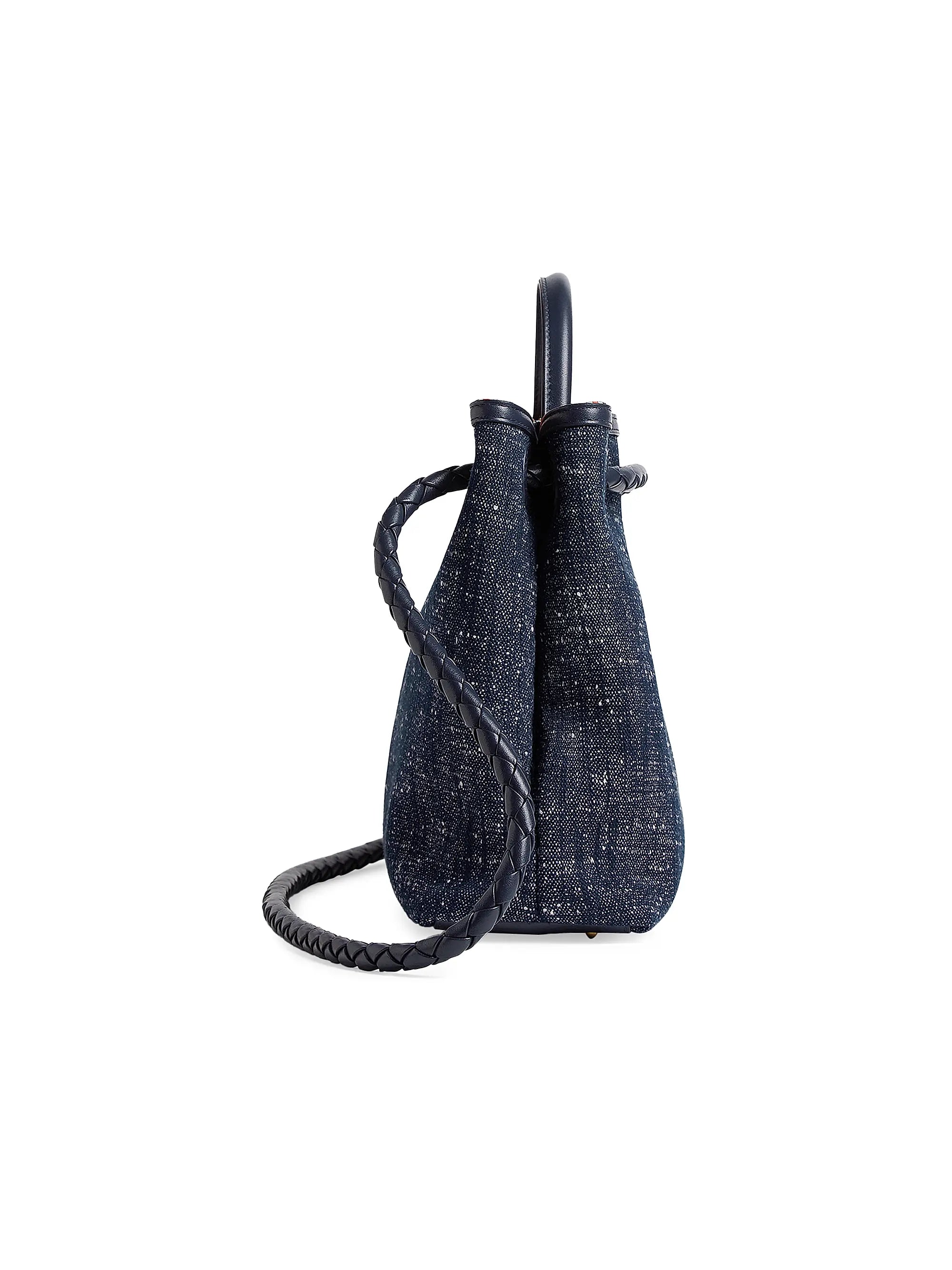 Bottega Veneta Medium Andiamo Denim Tote Bag