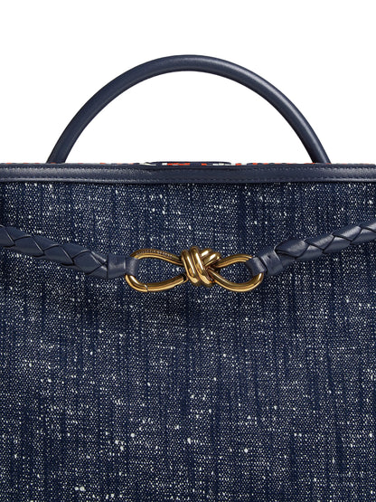 Bottega Veneta Medium Andiamo Denim Tote Bag