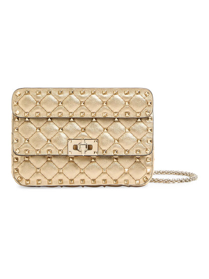 Valentino Garavani Rockstud Spike Small Laminated Nappa Crossbody Bag