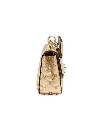 Valentino Garavani Rockstud Spike Small Laminated Nappa Crossbody Bag