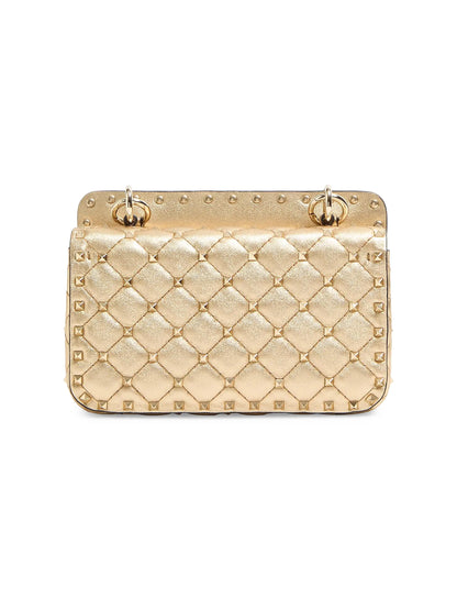 Valentino Garavani Rockstud Spike Small Laminated Nappa Crossbody Bag