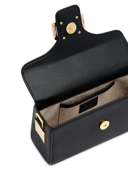 Lanvin Nano Pencil Cat Leather Top Handle Bag