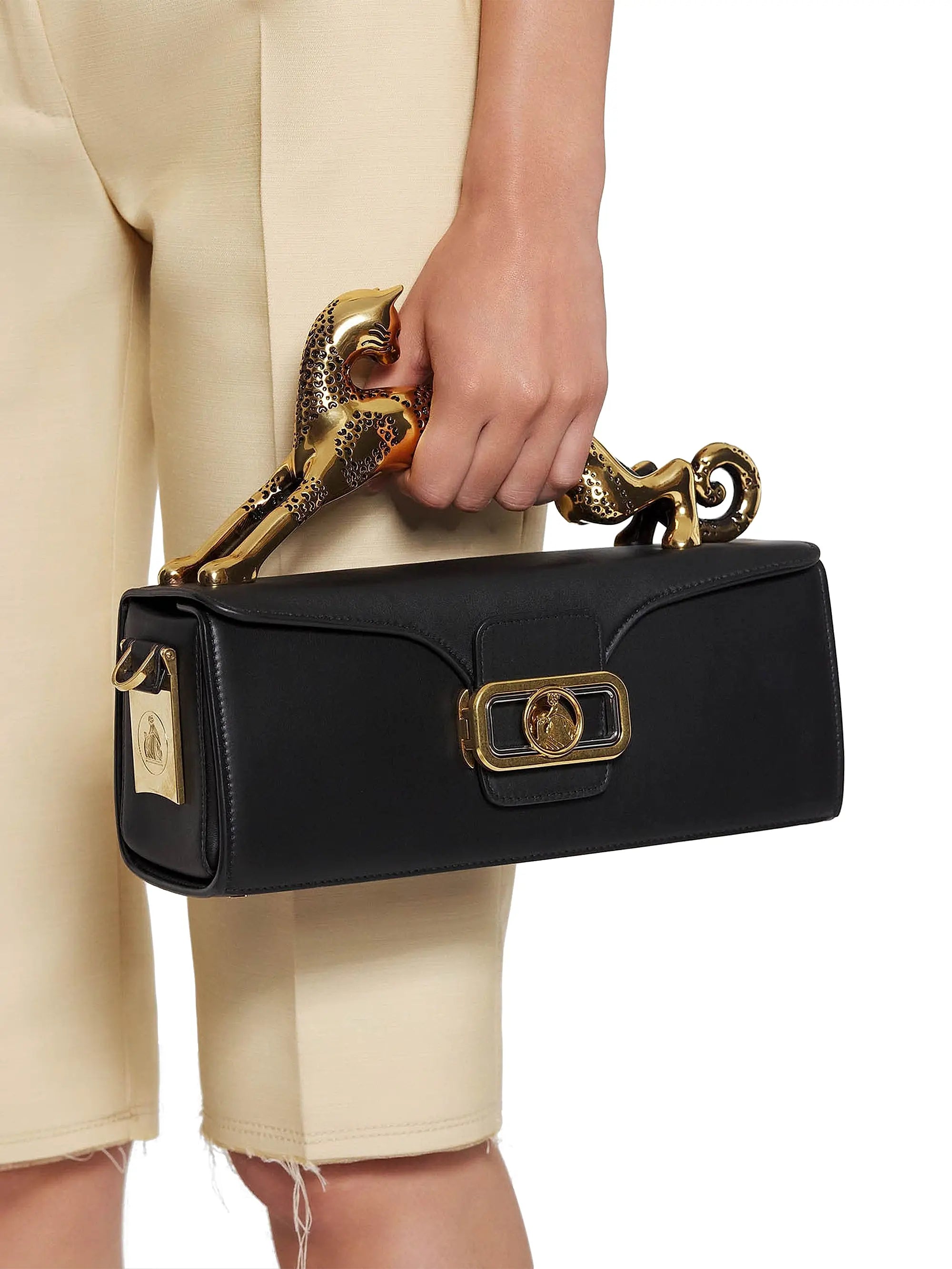 Lanvin Pencil Cat Top Handle Bag