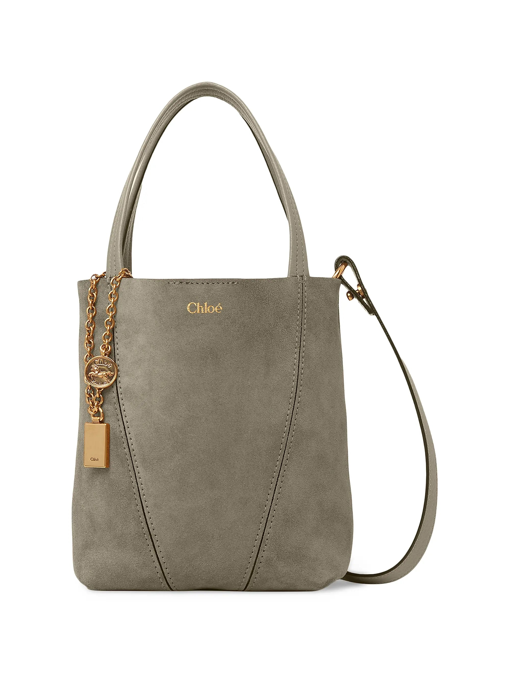 Chloé Small Spin Suede Tote Bag