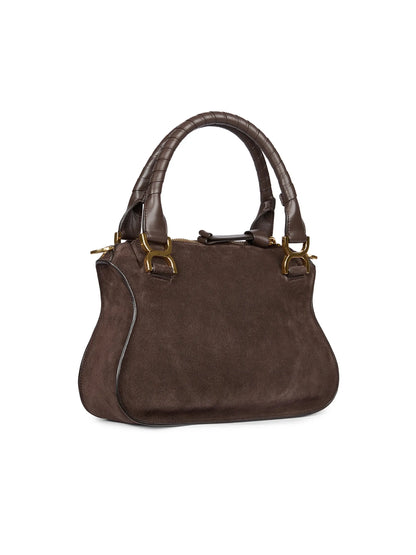 Chloé Marcie Small Suede Top Handle Bag