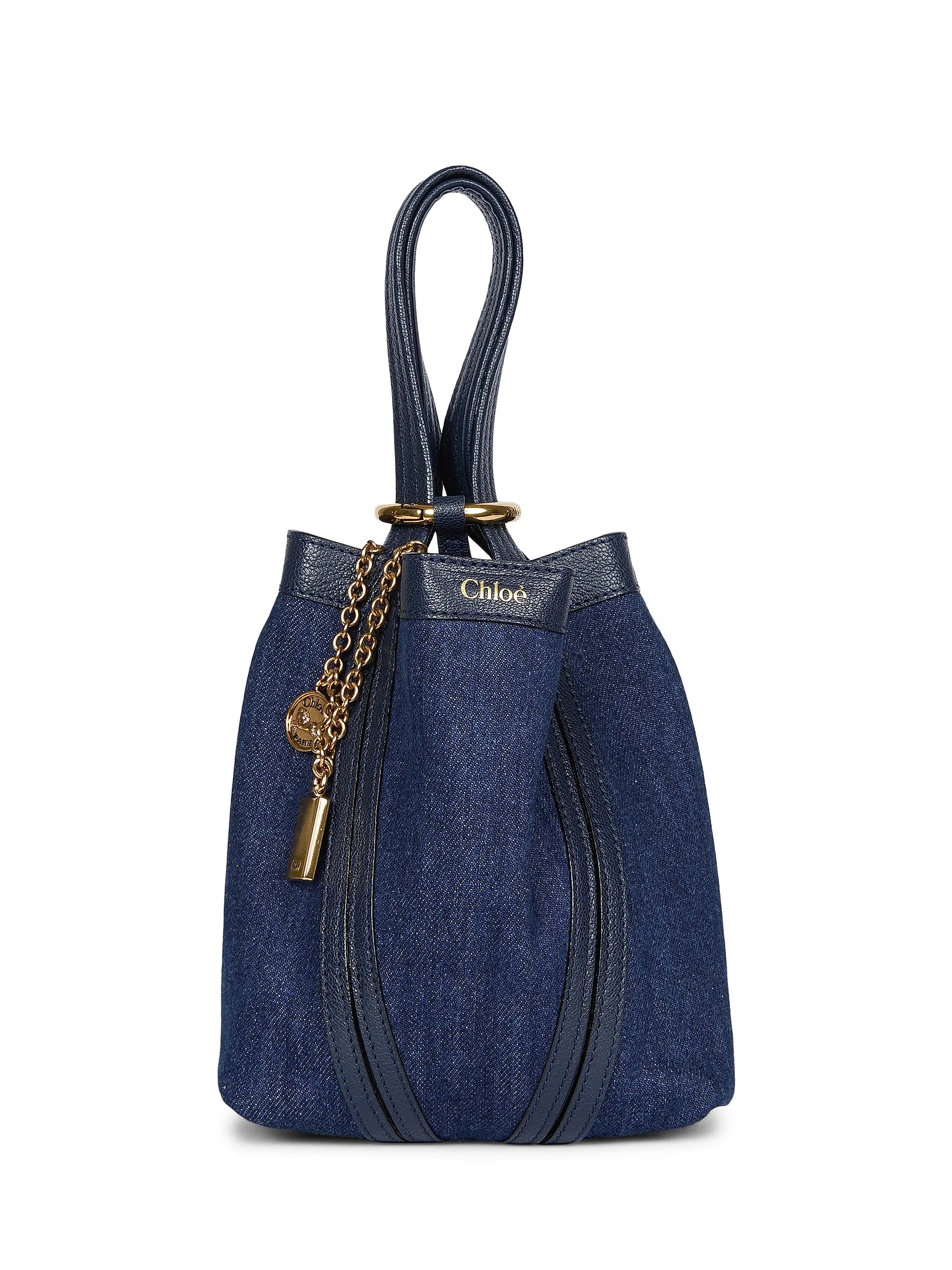Chloé Small Spin Denim Tote Bag
