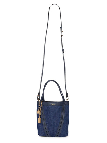Chloé Small Spin Denim Tote Bag