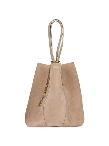 Chloé Medium Spin Suede Tote Bag