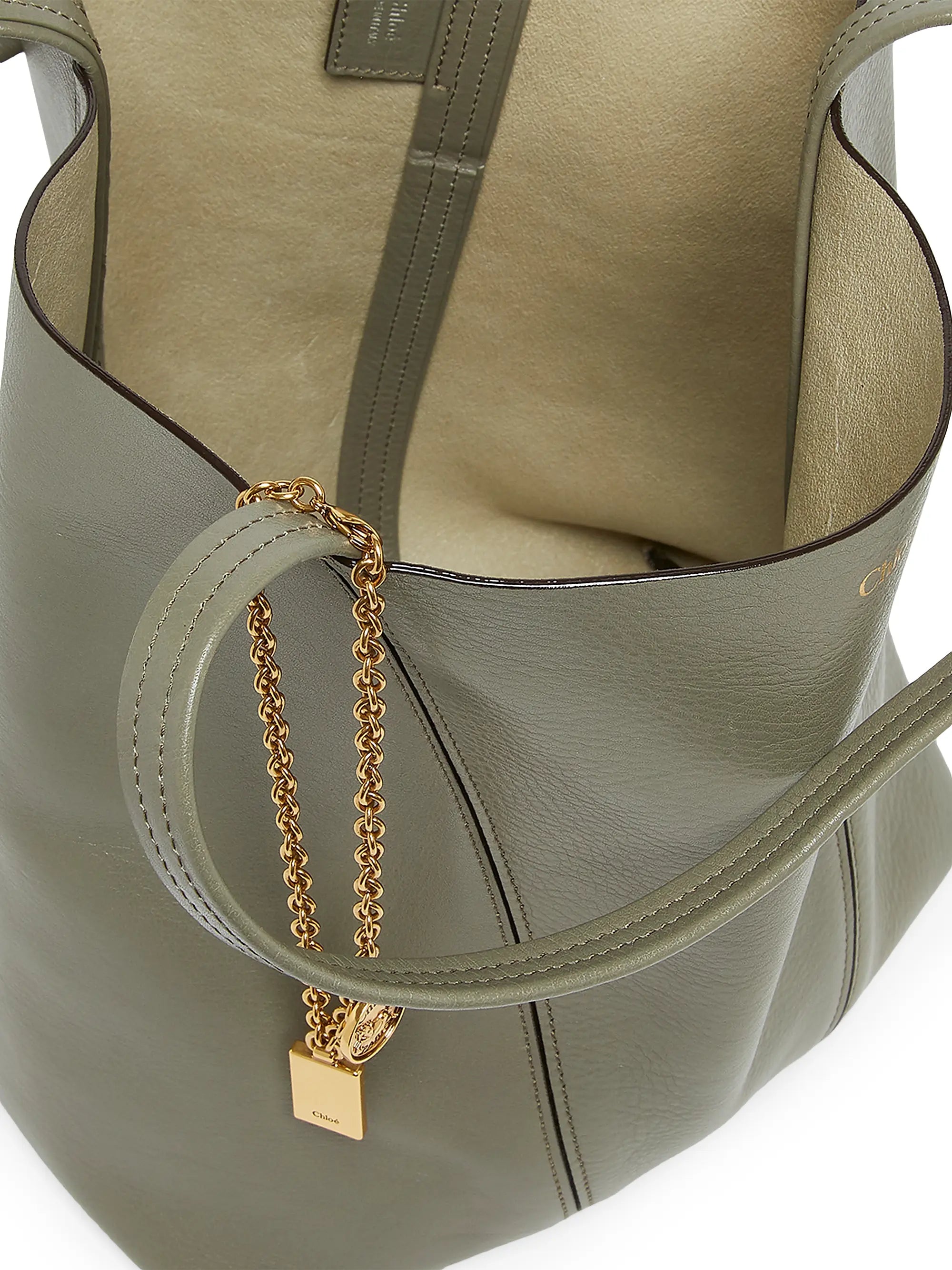 Chloé Medium Spin Sweet Leather Tote Bag