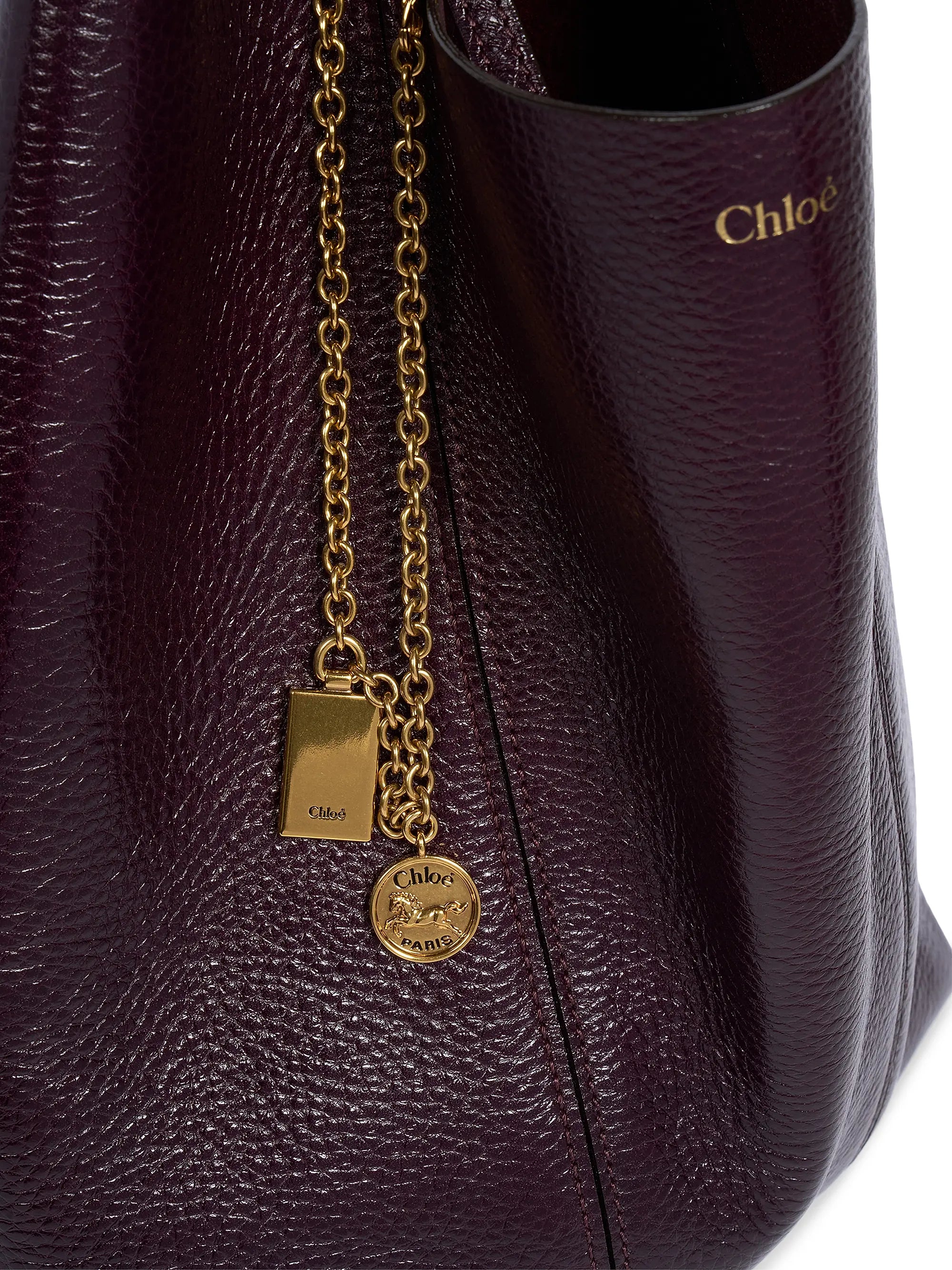 Chloé Medium Spin Sweet Leather Tote Bag