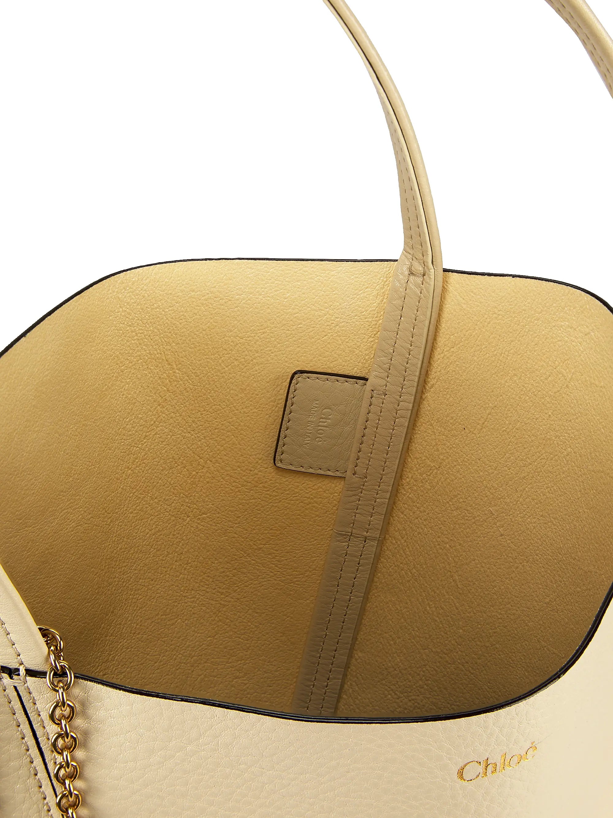 Chloé Medium Spin Sweet Leather Tote Bag
