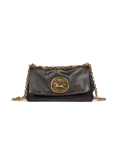 Chloé Small Heritage Leather Chain Shoulder Bag