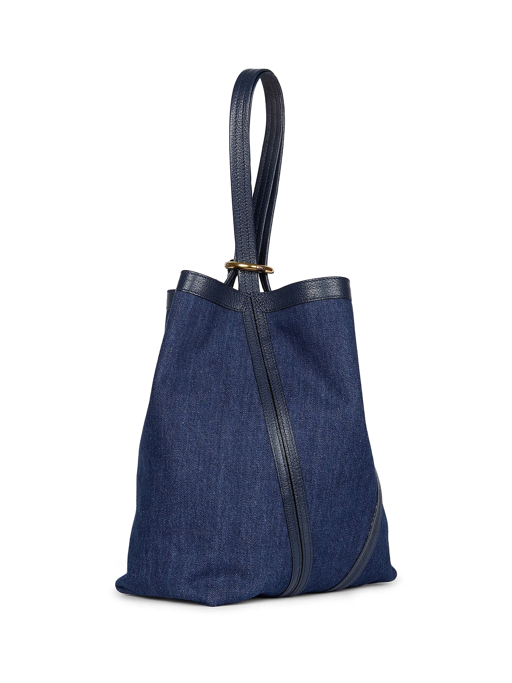 Chloé Medium Spin Denim Tote Bag