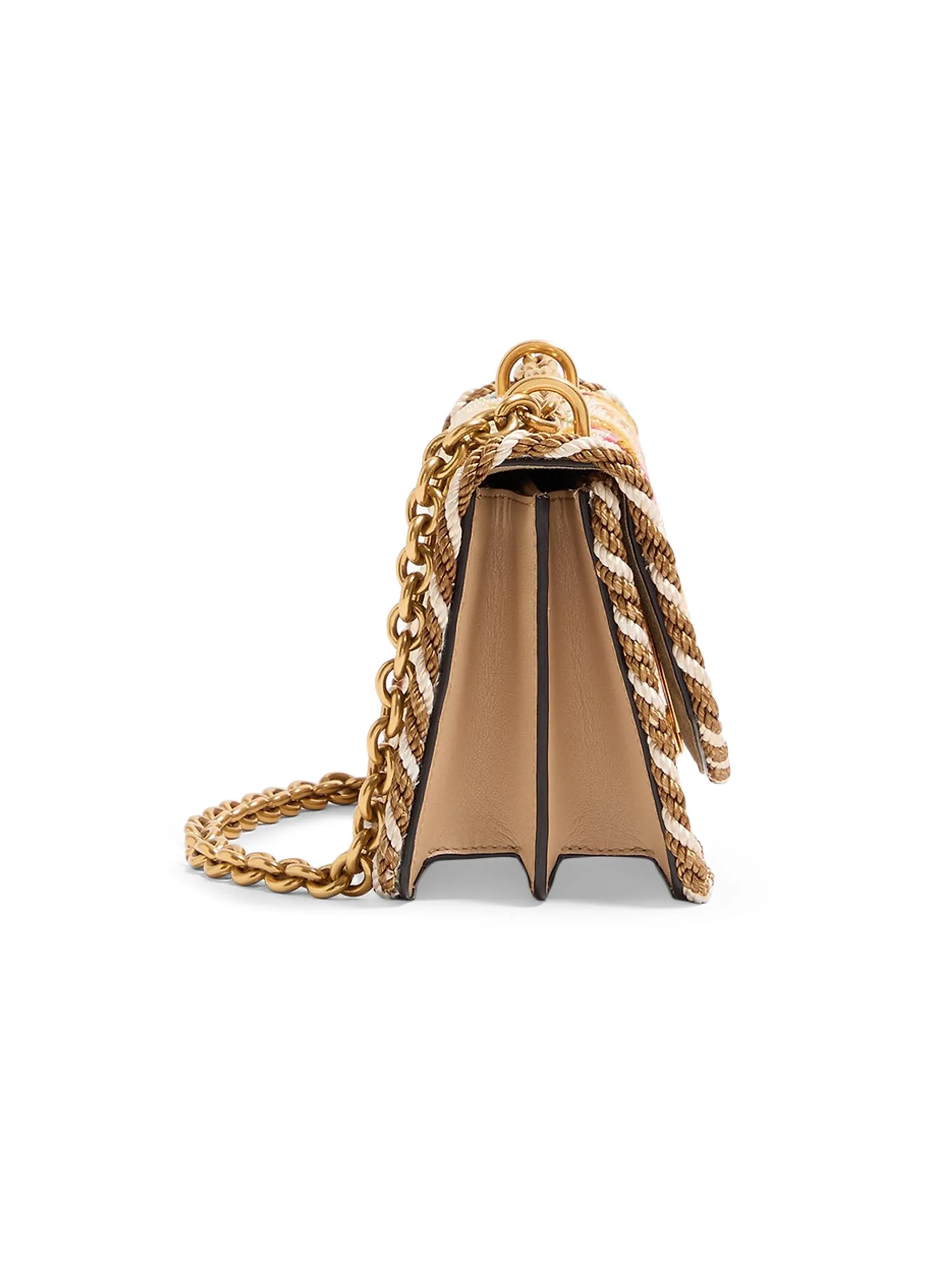 Valentino Garavani Vain Small Embroidered Shoulder Bag