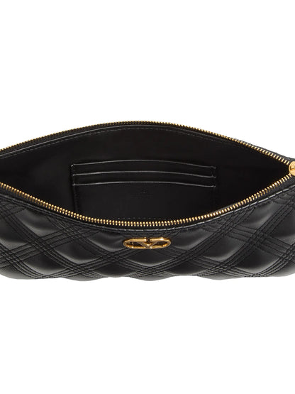 Valentino Garavani Quiltie 67 Pouch in Quilted Nappa Leather