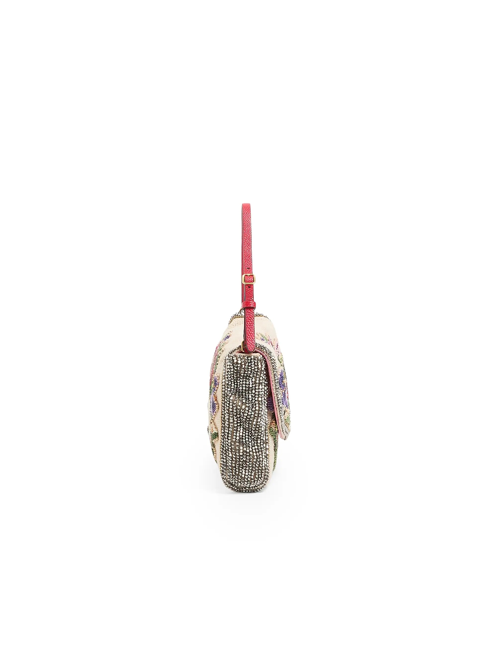 Valentino Garavani Vain Soft Embroidered Small Shoulder Bag