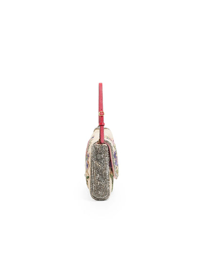 Valentino Garavani Vain Soft Embroidered Small Shoulder Bag