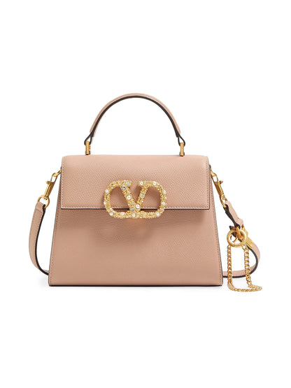 Valentino Garavani VSling Small Top Handle Bag in Grainy Calfskin