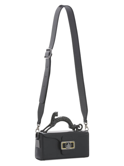 Lanvin Nano Pencil Cat Leather Top Handle Bag