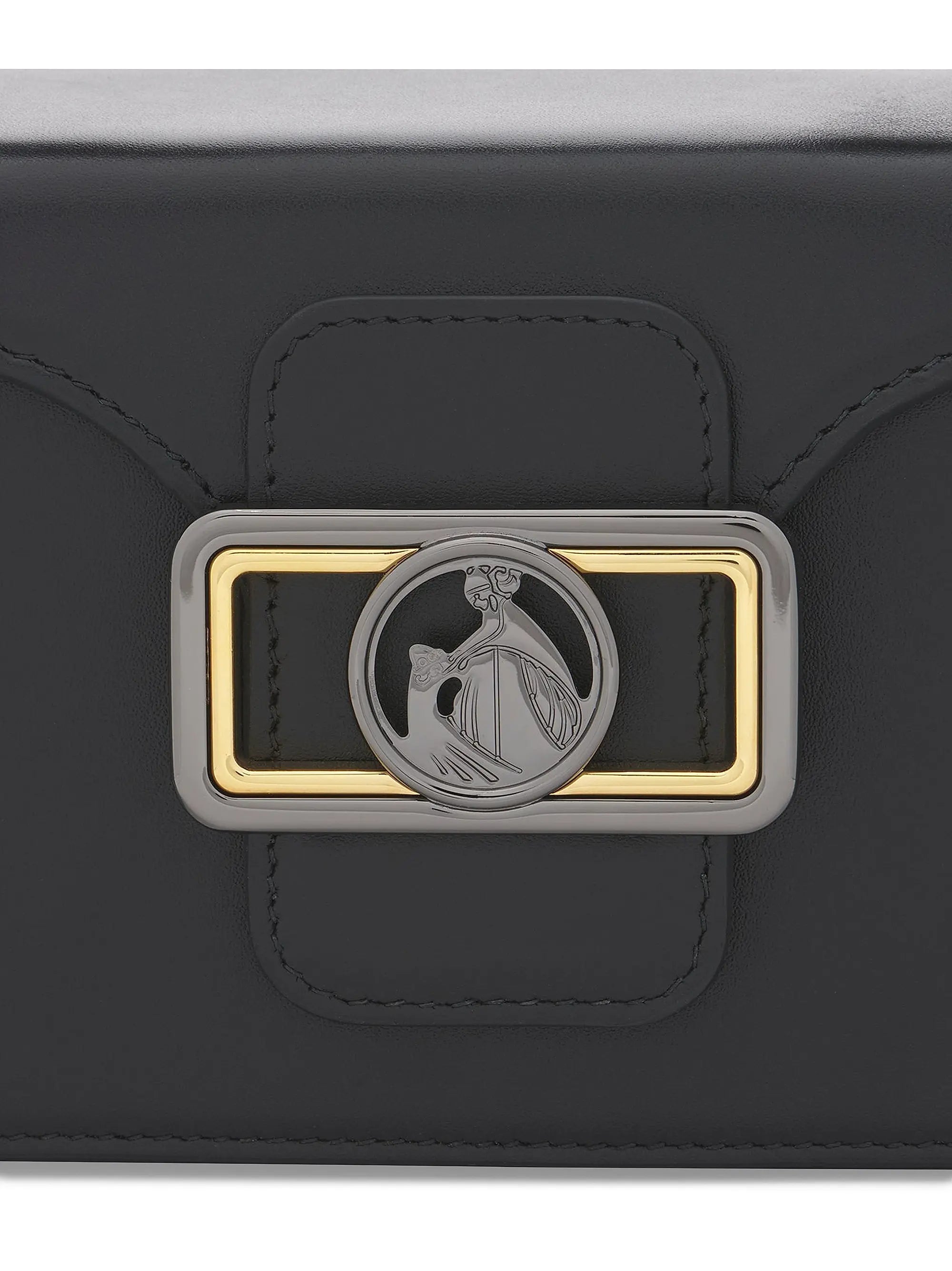 Lanvin Nano Pencil Cat Leather Top Handle Bag