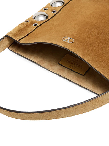 Valentino Garavani Nellcôte Suede Shoulder Bag with Fringes