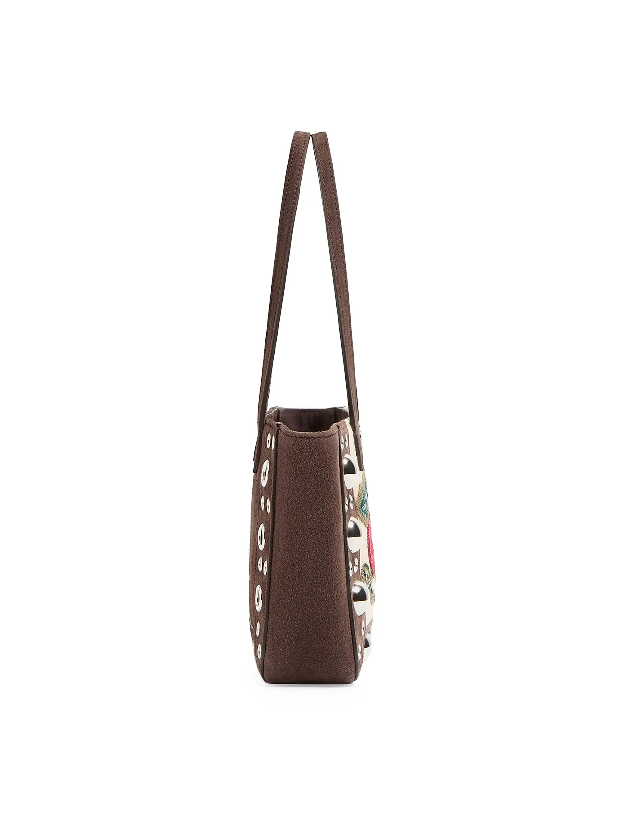 Valentino Garavani Nellcote Mini Embroidered Tote Shopping Bag