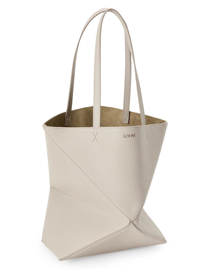 LOEWE Medium Puzzle Fold Grained Leather Tote Bag