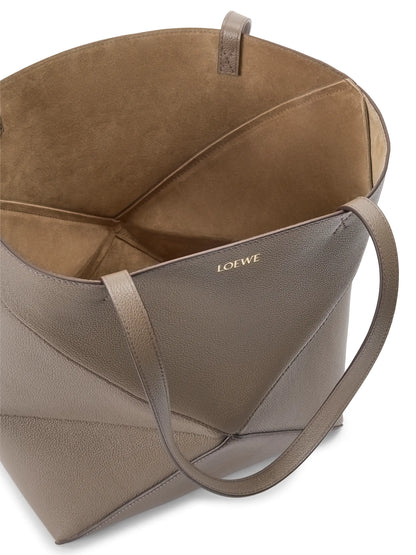 LOEWE Medium Puzzle Fold Grained Leather Tote Bag