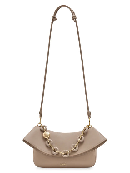 LOEWE Medium Ola Chain Leather Shoulder Bag