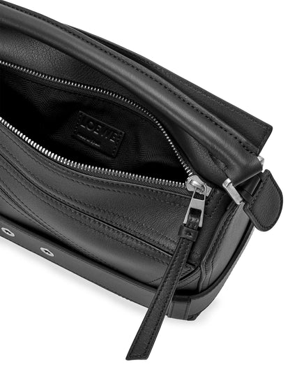 LOEWE Puzzle Biker Leather Top Handle Bag