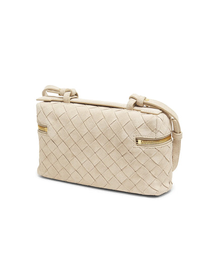 Bottega Veneta Bang Bang Intrecciato Suede Vanity Case