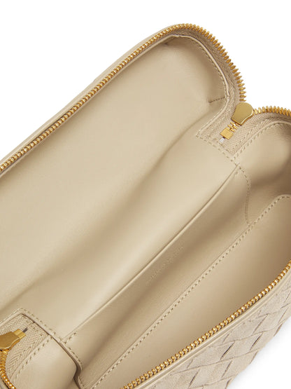 Bottega Veneta Bang Bang Intrecciato Suede Vanity Case