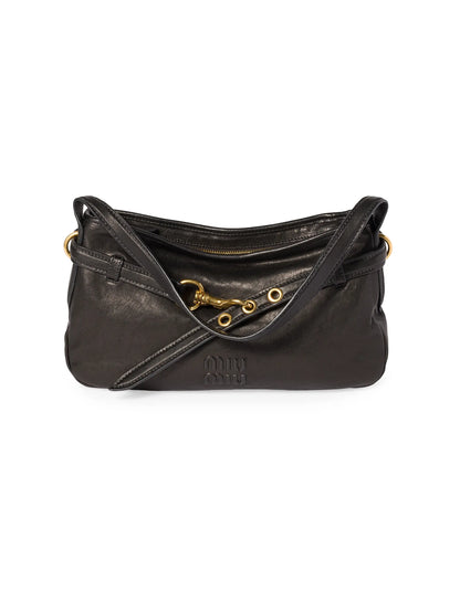Miu Miu Aventure Nappa Leather Shoulder Bag