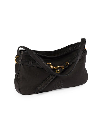 Miu Miu Aventure Nappa Leather Shoulder Bag