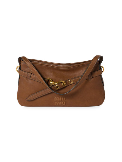 Miu Miu Aventure Nappa Leather Shoulder Bag