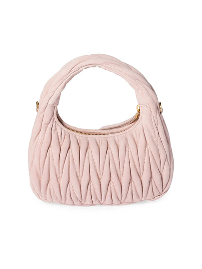 Miu Miu Wander Matelassé Suede Top Handle Bag