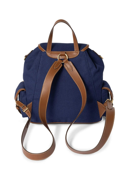 Miu Miu Canvas and Leather Backpack