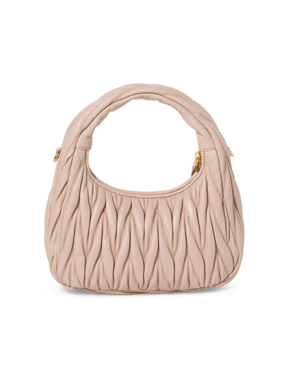 Miu Miu Wander Matelassé Nappa Leather Hobo Bag