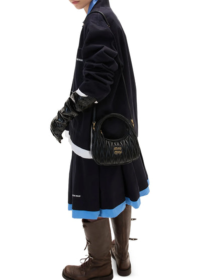 Miu Miu Wander Matelassé Nappa Leather Hobo Bag