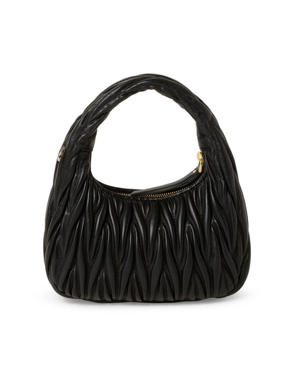 Miu Miu Wander Matelassé Nappa Leather Hobo Bag
