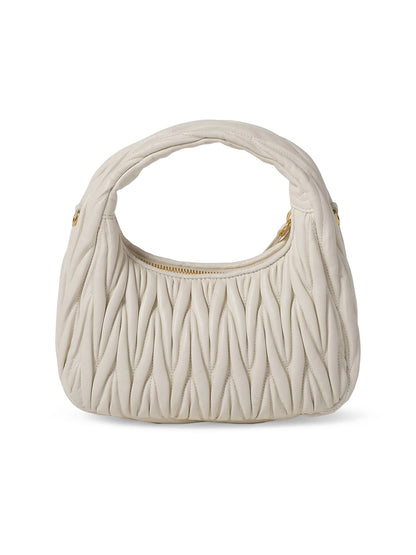 Miu Miu Wander Matelassé Nappa Leather Hobo Bag