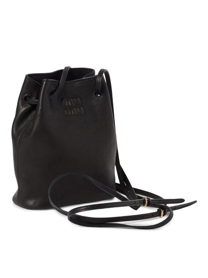 Miu Miu Nappa Leather Mini Bucket Bag