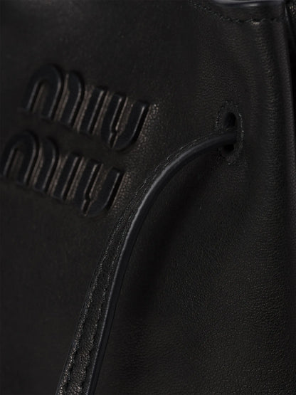 Miu Miu Nappa Leather Mini Bucket Bag