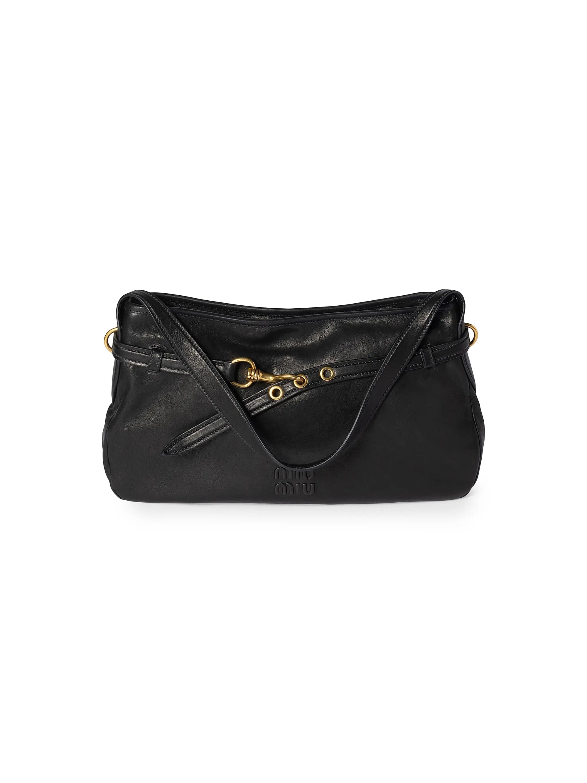 Miu Miu Aventure Nappa Leather Shoulder Bag